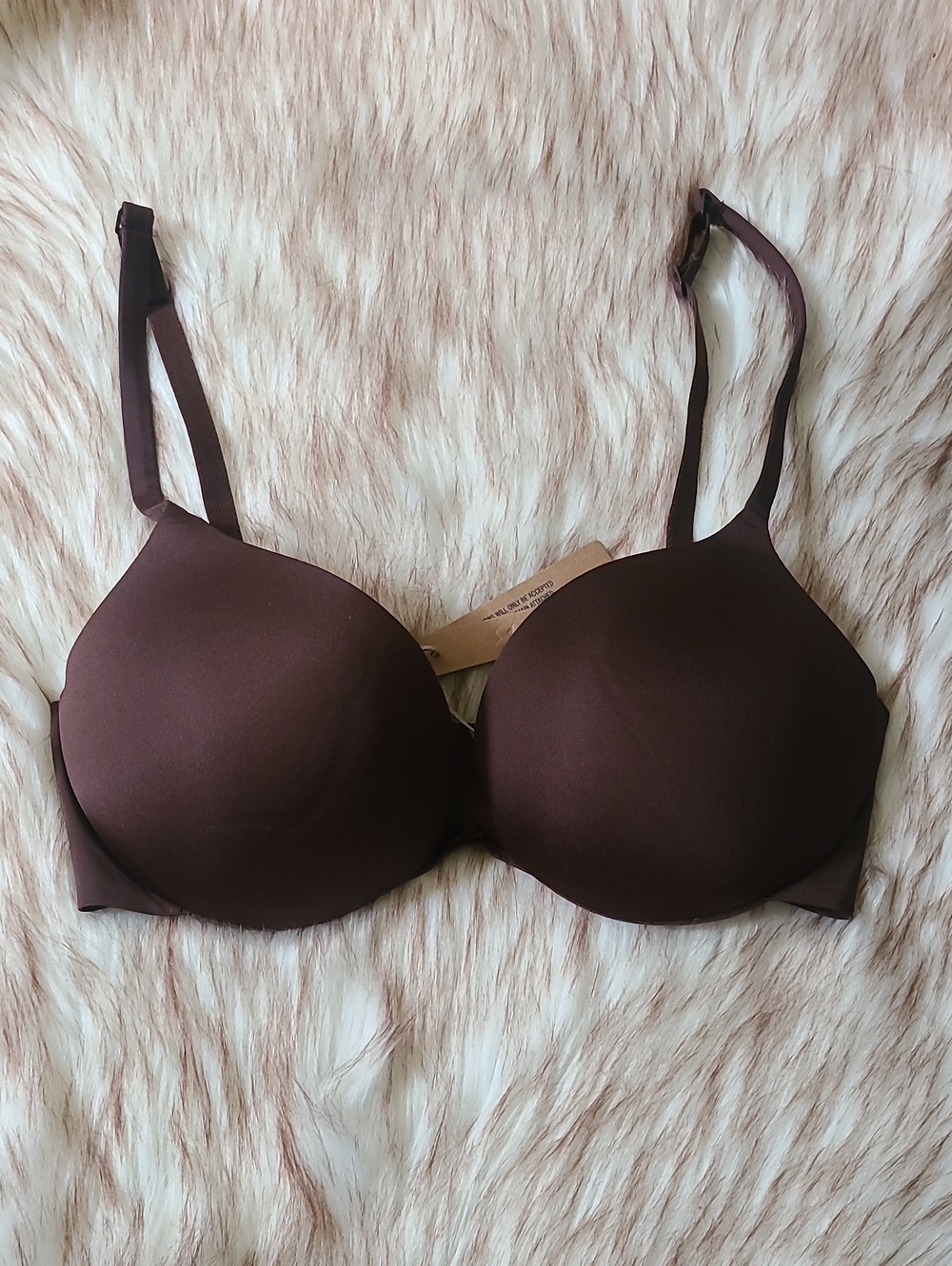 NWT SKIMS Ultimate Push Up Plunge Bra Size 32DD Cocoa
